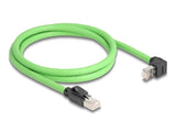 Delock 80892 Rj45 Network Cable Cat.6A Plug To Plug Upwards Angled Sf/Utp