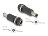 Delock 64281 Adapter Dc 5.5 X 2.5 Mm Female To Dc 5.5 X 2.1 Mm Male