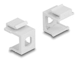 Delock 86819 Keystone Cover White With 8.0 Mm Hole 4 Pieces