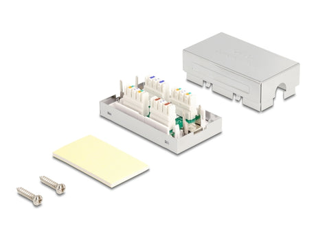 Delock 86410 Junction Box For Network Cable Cat.6A Lsa Stp