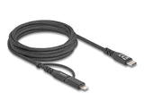 Delock 81171 Usb Cable 2 In 1 Usb Type-C™ To Usb Type-C