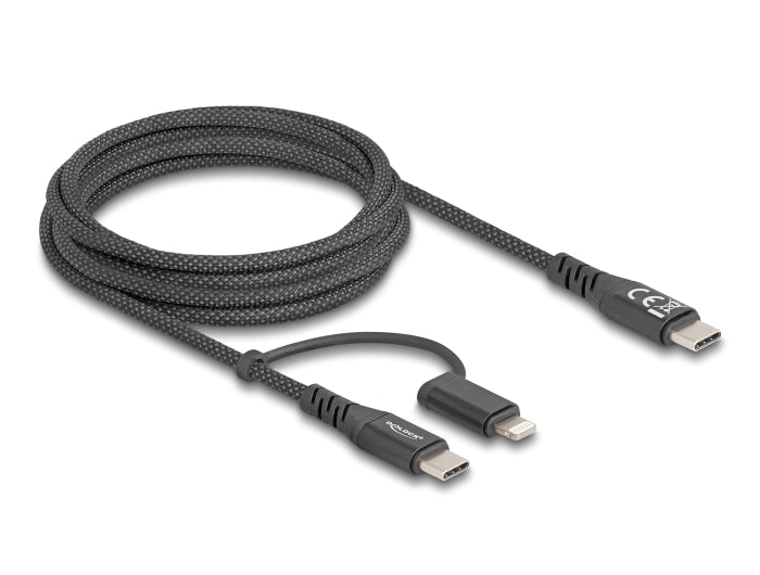 Delock 81171 Usb Cable 2 In 1 Usb Type-C™ To Usb Type-C