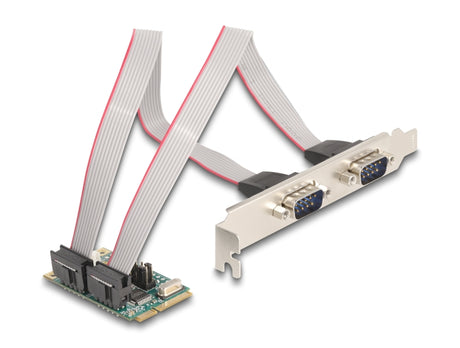 Delock 95276 Mini Pcie I/O Pcie Full Size 2 X Serial Rs-232