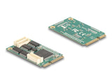 Delock 95278 Mini Pcie I/O Pcie Full Size 4 X Serial Rs-232