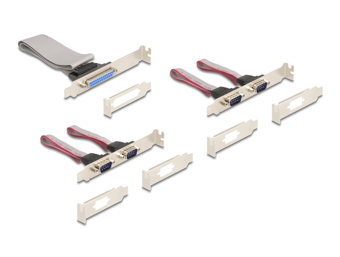 Delock 95279 Mini Pcie I/O Pcie Full Size 4 X Serial Rs-232, 1 X Parallel