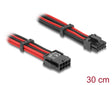 Delock 80975 Extension Cable 8 Pin Male To 6 + 2 Pin Pcie Female