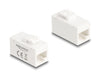 Delock 90639 Keystone Module Rj45 Jack To Rj45 Jack Cat.6A Utp White