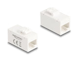 Delock 90639 Keystone Module Rj45 Jack To Rj45 Jack Cat.6A Utp White