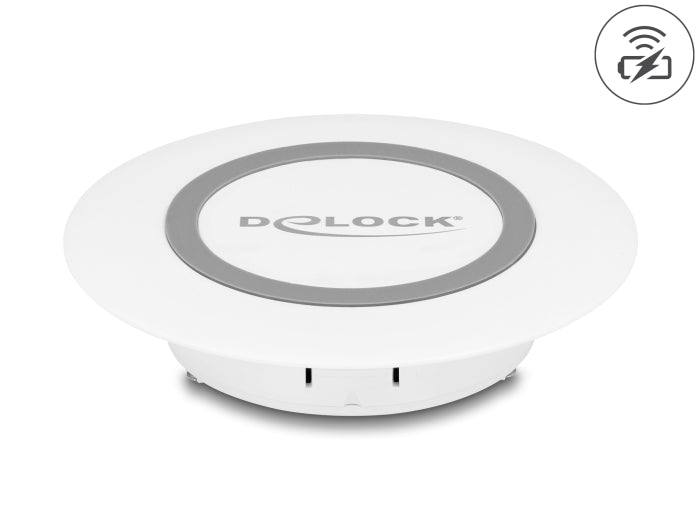 Delock 66260 Wireless Charger 15 W For Table Mounting White