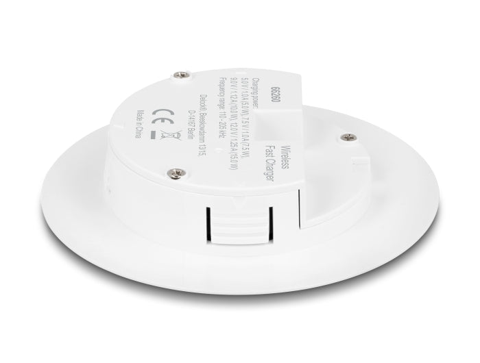 Delock 66260 Wireless Charger 15 W For Table Mounting White