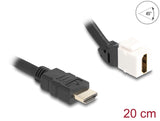 Delock 90319 Keystone Module Cable Hdmi Male To Female 45° Angled