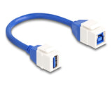 Delock 86970 Keystone Module Cable Usb 5 Type-A Female To Usb Type-B Female