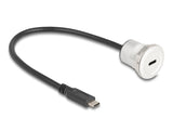 Delock 88183 Usb 10 Gbps Type-C™ Built-In Female With Cable Plug 30 Cm