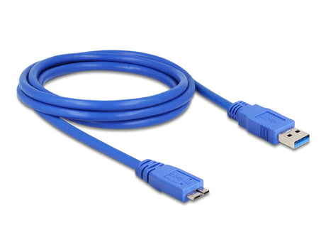 Delock 82532 Cable Usb 3.0 Type-A Male > Usb 3.0 Type Micro-B Male 2 M Blue