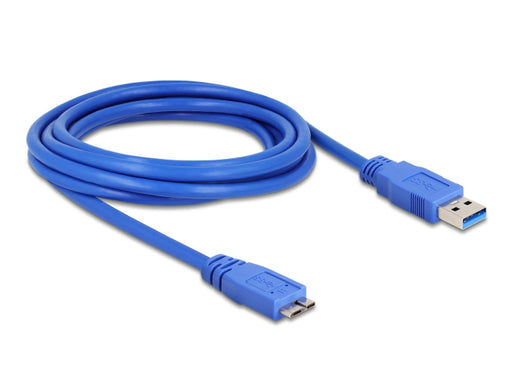 Delock 82533 Cable Usb 3.0 Type-A Male > Usb 3.0 Type Micro-B Male 3 M Blue