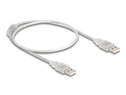 Delock 83886 Cable Usb 2.0 Type-A Male > Usb 2.0 Type-A Male 0.5 M Transparent