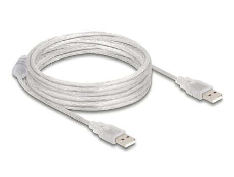 Delock 83891 Cable Usb 2.0 Type-A Male > Usb 2.0 Type-A Male 5 M Transparent