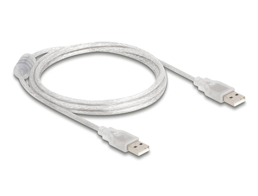 Delock 83888 Cable Usb 2.0 Type-A Male > Usb 2.0 Type-A Male 1.5 M Transparent