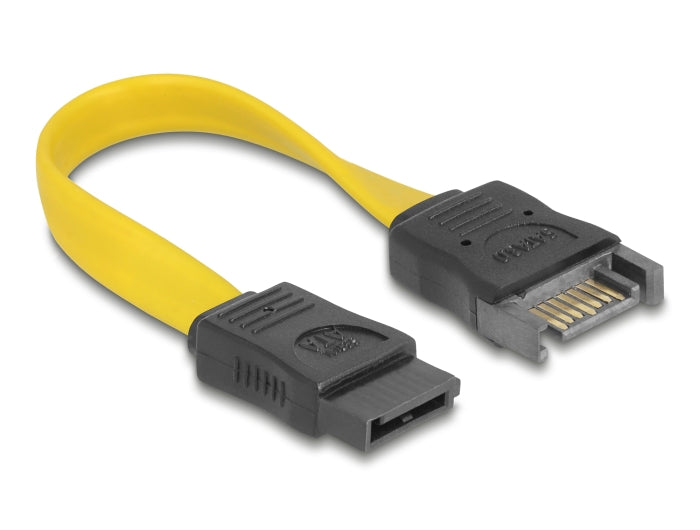 Delock 83948 Sata 6 Gb/S Extension Cable 10 Cm Yellow