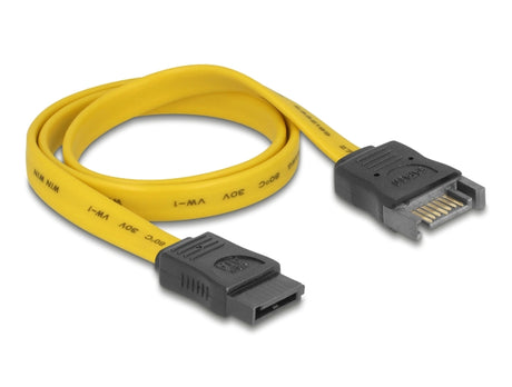 Delock 82854 Sata 6 Gb/S Extension Cable 50 Cm Yellow