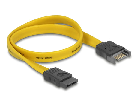 Delock 82855 Sata 6 Gb/S Extension Cable 30 Cm Yellow