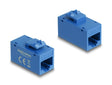 Delock 90642 Keystone Module Rj45 Jack To Rj45 Jack Cat.6A Utp Blue