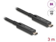 Delock 84246 Active Optical Usb-C™ 8K Video + Data + Pd Cable 3 M