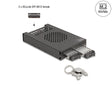 Delock 47070 3.5″ Mobile Rack For 2 X M.2 Nvme Ssd W/ Connector