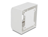 Delock 81332 Easy 45 Surface-Mounted Housing 82 X 82 Mm, White