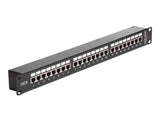 Delock 43295 19″ Coupler Patch Panel 24 Port Cat.6