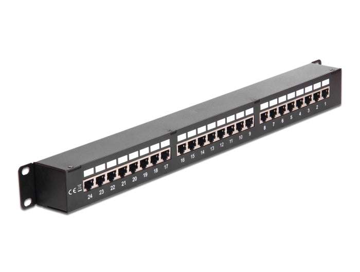 Delock 43295 19″ Coupler Patch Panel 24 Port Cat.6