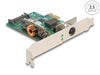 Delock 90760 Pci Express X1 Networking Card 2.5 Gigabit Lan 1 X M12 Poe+