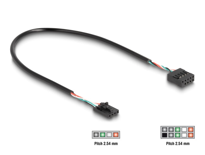 Delock 61100 Usb 2.0 Pin Header Male Hub 2 Port