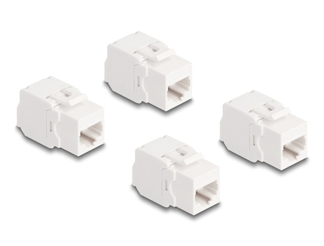 Delock 86051 Keystone Module Rj45 Jack Cat.6A Utp 4 Pieces