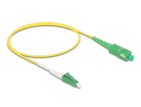 Delock 83234 Cable Optical Fibre Lc-Apc To Sc-Apc Simplex Singlemode Os2 0.5 M