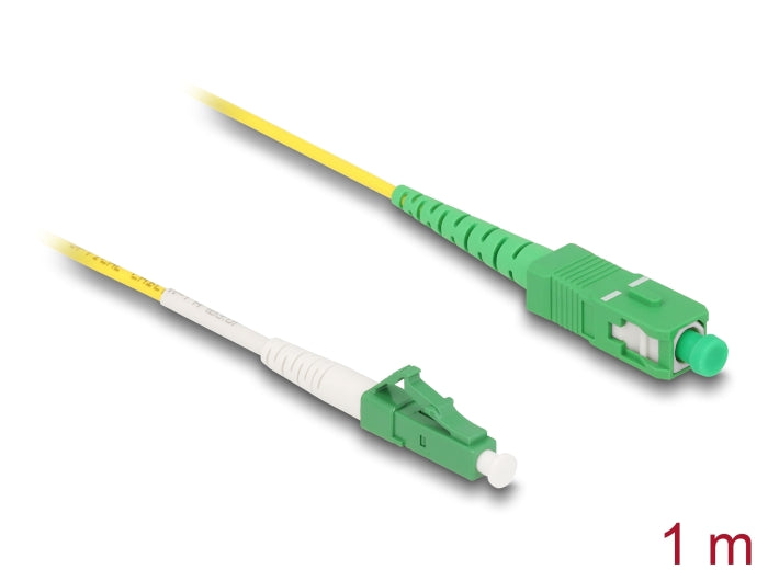 Delock 83235 Cable Optical Fibre Lc-Apc To Sc-Apc Simplex Singlemode Os2 1 M