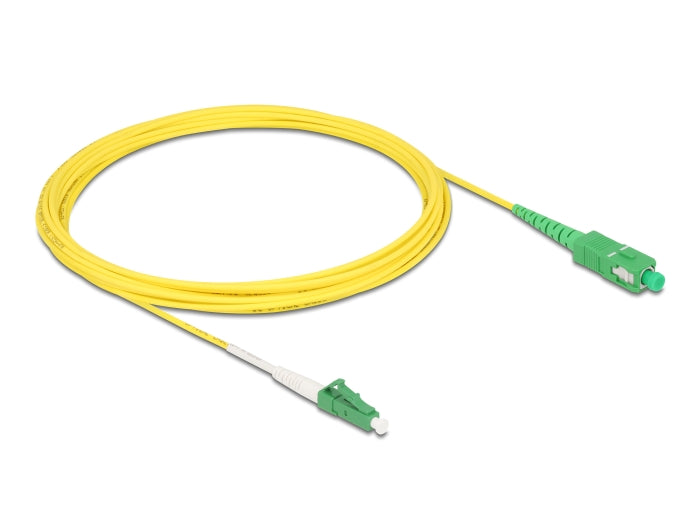 Delock 83865 Cable Optical Fibre Lc-Apc To Sc-Apc Simplex Singlemode Os2 5 M