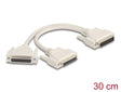 Delock 65959 Adapter Y-Cable Splitter D-Sub 25 Pin Male To 2 X D-Sub 25 Pin