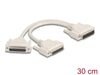 Delock 65959 Adapter Y-Cable Splitter D-Sub 25 Pin Male To 2 X D-Sub 25 Pin F.