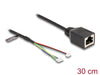 Delock 88007 Cable Rj45 Jack To Pin Header Female 1.25 Mm 4 Pin