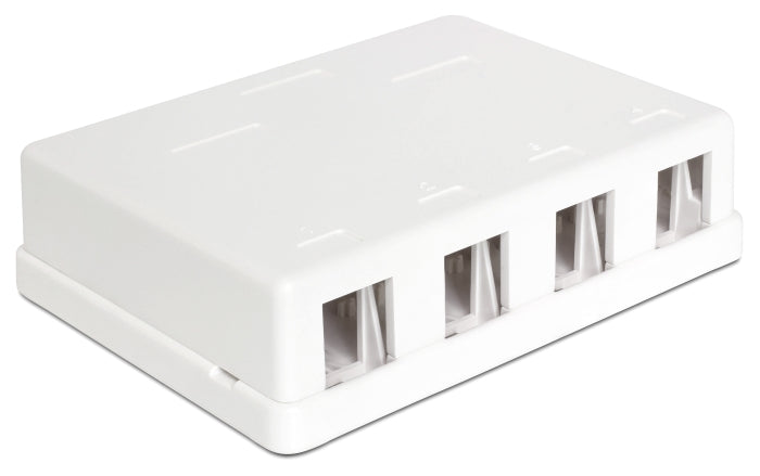 Delock 86208 Keystone Surface Mounted Box 4 Port