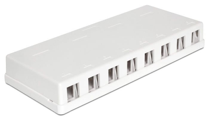 Delock 86209 Keystone Surface Mounted Box 8 Port