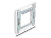 Delock 81300 Easy 45 Module Holder With Frame 80 X 80 Mm White