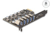 Delock 90346 Usb 5 Gbps Pci Express X1 Card To 5 X External Type-A