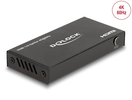 Delock 18651 Hdmi Splitter 1 X Hdmi In To 2 X Hdmi Out 4K 60 Hz With Downscaler