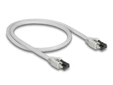 Delock 80557 Rj45 Network Cable Cat.8.1 S/Ftp 0.5 M Up To 40 Gbps Grey