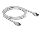 Delock 80560 Rj45 Network Cable Cat.8.1 S/Ftp 2 M Up To 40 Gbps Grey