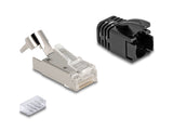 Delock 67017 Rj45 Modular Plug With Strain Relief Cat.8.1