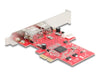 Delock 90738 Pci Express X1 Card To 2 X External Firewire B