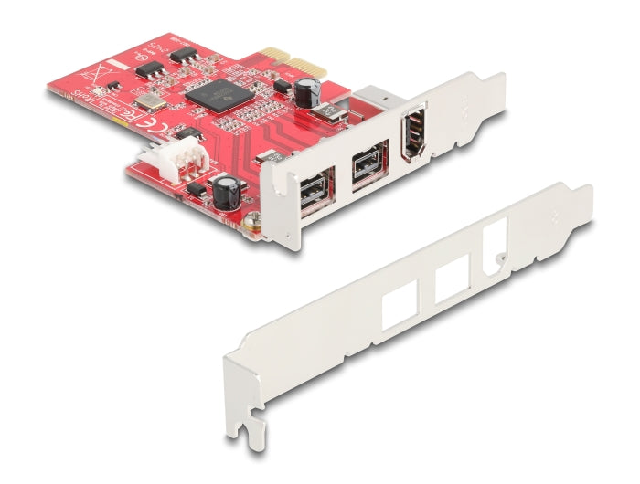 Delock 90738 Pci Express X1 Card To 2 X External Firewire B